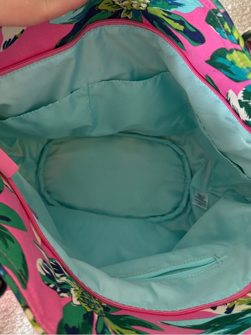 Y2K Vintage Vera Bradley Tropical Paradise Glenna Shoulder Bag Limited Release! - Picture 8 of 11